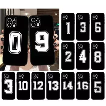 Чехол для телефона для Iphone 14 Pro Max 13 12 11 Pro Max 13pro 12pro 14 Plus Se Number Футбол Бейсбол Спортивный чехол Funda iPhone 13ProMax