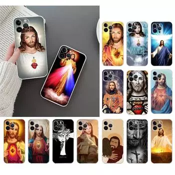 Чехол для телефона для Iphone 14 Pro Max 13 12 11 Pro Max Xs Xr X 12mini 7 8 Plus Se Иисус Аминь, чехол Funda iPhone 13mini