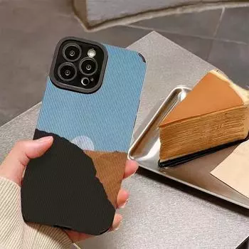 Чехол для телефона для Iphone 14 Pro Max 11 13 12, противоударный бампер, чехол из ТПУ для Iphone Xr Xs X 7 8 Plus 6s, картина маслом в японском стиле iphone 6s 6