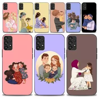 Чехол для телефона для мамы и ребенка для Samsung Galaxy S22 S23 Ultra S21 S20 FE Plus Note 20, мягкая обложка Samsungnote10lite