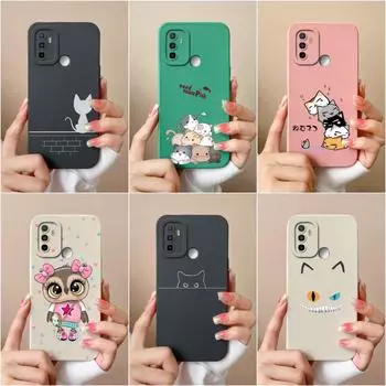 Чехол для телефона для OPPO Find X2 X3 X5 Lite Pro F9 F11 F21S F19S, чехол с милым котом и мультяшным узором, матовый мягкий силиконовый защитный чехол для телефона для бампера OPPO OPPO F5