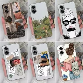 Чехол для телефона для OPPO Reno10 Realme C53 Narzo N53 A38 A79 A98, модная сумка для телефона для мальчиков и девочек, мягкий силиконовый противоударный матовый прозрачный чехол для OPPO Oppo A2 5G