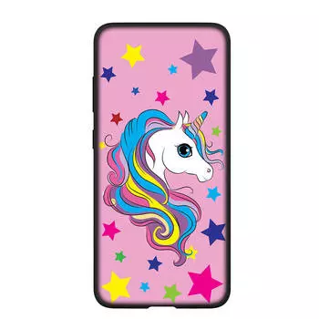 Чехол для телефона для Samsung Galaxy S25 S24 S23 iPhone 16 15 Xiaomi Redmi Note 14 13 12 16E X 11 Pro Max OPPO Moto G85 G54 Huawei Розовый Единорог Лошадь Чехол for Redmi 14C 4G олений