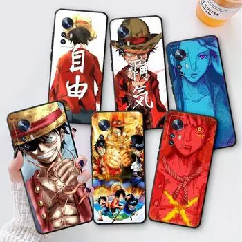 Чехол для телефона для Xiaomi Mi 11 Lite 10 5G 10S 12 9 SE 9T 10T 11T Note 10 Pro A2 Lite 12X силиконовые чехлы One PiecesLuffyAces Cover Xiaomi Mi A2 Lite