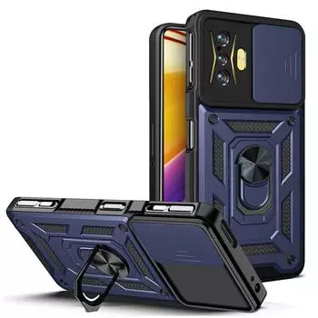 Чехол для телефона для Xiaomi redmi 11 12 12X 11T 11X 11i K40 Pro Lite Mix 4 Poco F4 F3 GT K40S K50 Gaming 4G 5G Armor Push Window Cover Xiaomi MI 11 Lite 4G розового золота