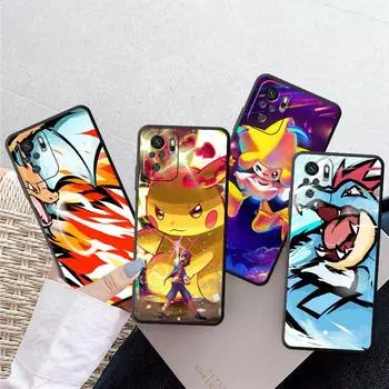 Чехол для телефона для Xiaomi Redmi K50 K40 Pro 10C 10A 8A 7A 9C 9 10 9T 6 7 8 9A 10 Чехлы с героями мультфильмов «Покемон Пикачу» Мягкий чехол из ТПУ Redmi 6
