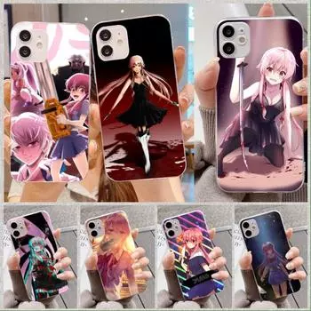 Чехол для телефона «Дневник будущего» Mirai Nikki для iPhone 14 13 12 11 XS X 8 7 6 Plus Mini Pro Max SE 2022, мягкий прозрачный чехол для телефона iPhone 14