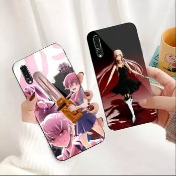 Чехол для телефона «Дневник будущего» Mirai Nikki для Huawei P50 P40 P30 P20 Pro Mate 40 30 20 Pro Nova 9 8 7 ПК, стеклянный чехол для телефона Huawei P50 Pro