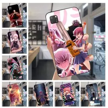 Чехол для телефона «Дневник будущего» Mirai Nikki для Huawei Mate 40 30 20 10 Pro Lite Nova 9 8 5T Y7p Y7, мягкий черный чехол для телефона Huawei Mate40