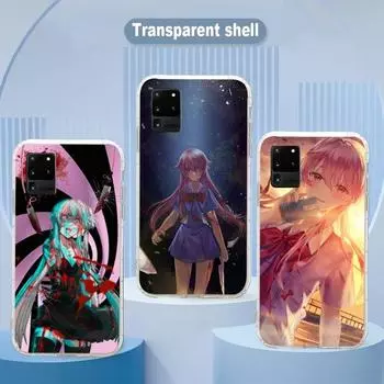 Чехол для телефона «Дневник будущего» Mirai Nikki для Samsung Galaxy S10 S21 S22 Plus Ultra A91 A51 A21S A12, прозрачный чехол для телефона Galaxy S30