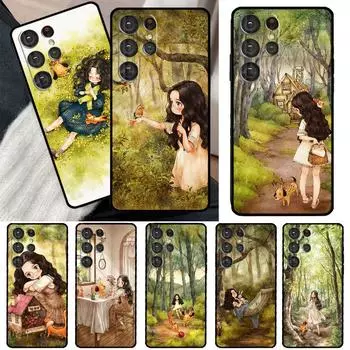 Чехол для телефона «Дневник лесной девушки» для Samsung Galaxy S20 FE S21 FE S22 Ultra Note20 Note10 S8 S9 S10 Plus Galaxy S10 Plus