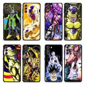 Чехол для телефона Dragon Ball Golden Frieza для Samsung Galaxy S21 S20 FE S22 Ultra S10 S9 S8 Plus S10e Note 20 Ultra, силиконовый чехол Samsung S8