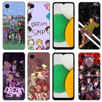 Чехол для телефона Dream Smp для Samsung Galaxy A01 A03 Core A04 E A02 A05 A10 A20 A21 A30 A50 S A6 A8 Plus A7 2018 черный силиконовый чехол Samsung A03 Core