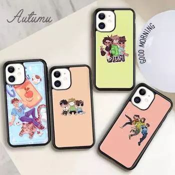 Чехол для телефона Dream Smp War с героями мультфильмов для iPhone 11 12 13 14 Pro Max mini X XR XS SE 2020 6 7 8 Plus Samsung Galaxy S21 S22 iPhone 6plus