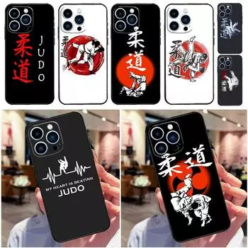 Чехол для телефона «Дзюдо» для iPhone 14, 13, 12, 11 Pro X XR XS Max SE 2020 7 8 Plus, мягкий чехол из ТПУ iPhone 14Pro MAX