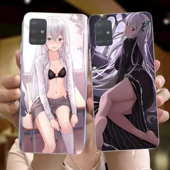 Чехол для телефона Echidna ReZero для Huawei P50 P40 P30 Pro Mate 40 30 Pro Nova 8 8i Y7P Honor, прозрачный чехол для телефона Huawei P50 Pro