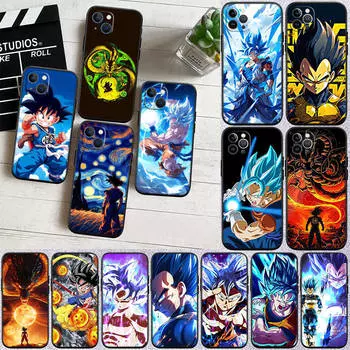 Чехол для телефона ED18 DRAGON B-BALL для iPhone 6 6s 7 8 11 12 13 14 15 XS Pro Max XR X SE Samsung S20 S21 S22 S23 S24 FE Ultra Plus Lite S21S A55 iPhone 15 гагат