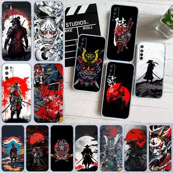 Чехол для телефона ED26 Japan Samurai для Motorola E22S E7 G6 G7 G8 G9 Plus Power Play G10 G20 G04 E30 E40 E22 E20 E13 G22 G23 G Stylus Play Moto E7 коричневато-жёлтый