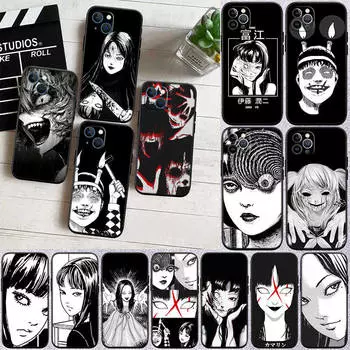 Чехол для телефона ED31 Junji Ito Tomie для iPhone 6 6s 7 8 11 12 13 14 15 XS Pro Max XR X SE Samsung S20 S21 S22 S23 S24 FE Ultra Plus Lite S21S A55 iPhone XS Max бездна