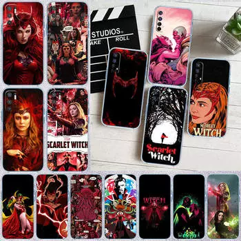 Чехол для телефона ED46 Scarlet Witch Marvel для Motorola Edge 20 30 S30 40 50 Fusion Lite Plus Pro Neo Ultra One Power Action Macro Hyper Vision Zoom Moto Edge 50 Pro 5G коби