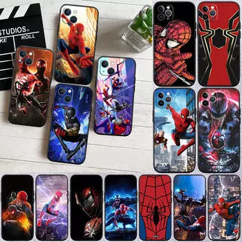Чехол для телефона ED50 Spider-Man для Samsung Note 20 10 Plus Ultra Lite A51 A52 A53 A71 A72 A73 A82 M20 M30 M21 M31 M51 A11 A30S A20S A50S A70 Samsung M20 лавовый