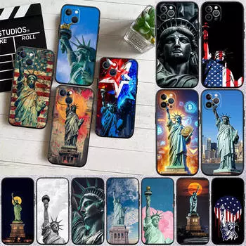 Чехол для телефона ED52 Статуя Свободы для Samsung Note 20 10 Plus Ultra Lite A51 A52 A53 A71 A72 A73 A82 M20 M30 M21 M31 M51 A11 A30S A20S A50S A70 Samsung M20 ирис