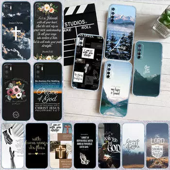 Чехол для телефона ED9 Bible Verse для Motorola Edge 20 30 S30 40 50 Fusion Lite Plus Pro Neo Ultra One Power Action Macro Hyper Vision Zoom Moto One Macro олений