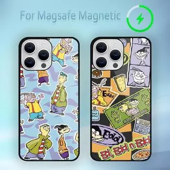 Чехол для телефона Ed Edd N Eddy Cartoon для iPhone 15 14 13 12 11 Plus Pro Max Magsafe с магнитной беспроводной зарядкой iPhone15promax
