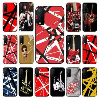 Чехол для телефона Eddie Van Halen Graphic Guitar для vivo Y31 Y30 Y33S Y11S Y12S Y17 Y20S Y21S Y1S Y53S Y15 Y19 Y91C V23 Cases coque VIVO Y1S