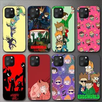 Чехол для телефона Eddsworld с анимацией для Iphone 11 12 Mini 13 14 Pro Xs Max X 8 7 6s Plus 5 Se Xr Shell iPhone14Max