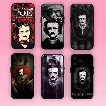 Чехол для телефона Edgar Allan Poe для Samsung S20 S21 S22 S23 S24 Note 20 4G 5G Plus Ultra Black Soft Shell SamsungS21