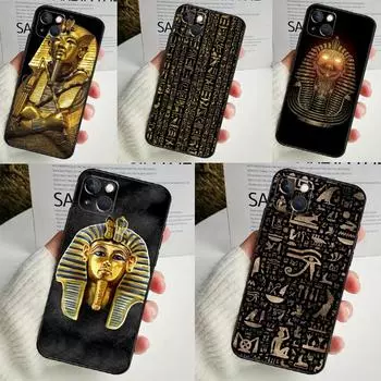 Чехол для телефона Egypt Egyptian Pharaoh для iPhone 14 13 12 11 16 15 Pro Max Plus Mini 7 8 X XR XS Max, мягкий чехол iPhone 7 8