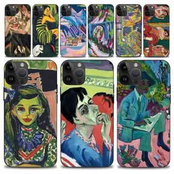 Чехол для телефона Ernst Ludwig Kirchner Art для iPhone 15 14 13 12 11 Pro Max Mini X 7 8, мягкий чехол iPhone14