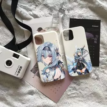 Чехол для телефона Eula Genshin Impact с игрой ярких цветов для iPhone 6 7 8 11 12 13 s mini pro X XS XR MAX Plus iPhone11pro
