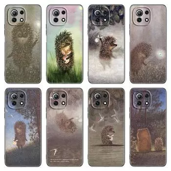 Чехол для телефона «Ежик в тумане» для Xiaomi Mi POCO X3 NFC GT M4 M3 12 11T 10T Pro A3 11 Lite NE 5G 12X 11i F3, мягкий черный чехол Xiaomi Mi A3