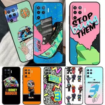 Чехол для телефона F1 Daniel Riccardo 3 для OPPO A54 A74 A94 A53S A1K A15 A16 A3S A5S A83 A91 A93 A5 A9 A53 A31 A52 A72 OPPO A5S