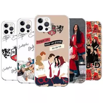 Чехол для телефона F-Fashion RBD R-Rebelde для Apple iPhone 11 12 13 15 14 Pro 7 XR X XS Max 8 Plus + Mini SE, мягкий чехол с индивидуальным принтом iPhone 15