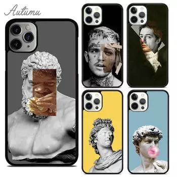 Чехол для телефона Famous Aesthetic Statue для iPhone 11 12 13 14 Pro Max mini XR XS SE 2020 7 8 Plus Samsung Galaxy S21 S22 iPhone 6plus