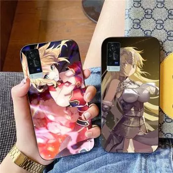 Чехол для телефона Fate Apocrypha Anime для VIVO Y95 Y93 Y31 Y20 V19 V17 V15 Pro X60 NEX, мягкий черный чехол для телефона VIVO Y95