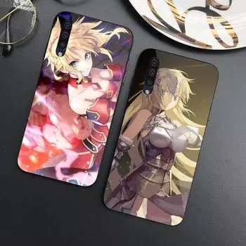 Чехол для телефона Fate Apocrypha Anime для Samung A32 A51 A52 NOTE 10 20 S10 S20 S21 S22 Pro Ultra Black PC Glass Phone Cover Samsung S22