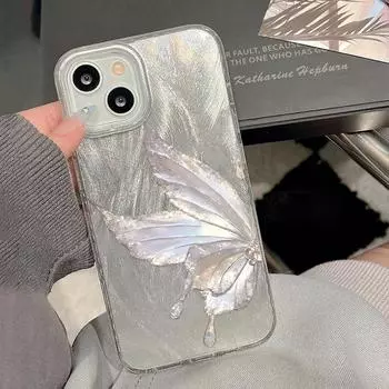 Чехол для телефона Feather для iPhone 11 13 16 Pro Max iPhone 14 15 Pro Max 12 13 Pro Max 16 Samsung S24 FE A55 A05S A54 S22 A15 S23 A12 A52S A34 A05S A14 iPhone 11 чистый