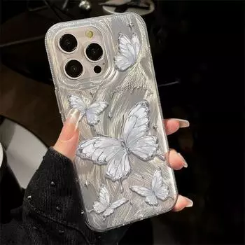 Чехол для телефона Feather для iPhone 11 13 16 Pro Max iPhone 14 15 Pro Max 12 13 Pro Max 16 Samsung S24 FE A55 A05S A54 S22 A15 S23 A12 A52S A34 A05S A14 iPhone 11 чистый