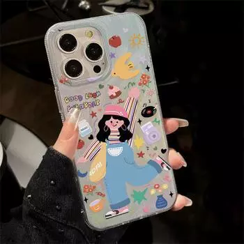 Чехол для телефона Feather для iPhone 11 13 16 Pro Max iPhone 14 15 Pro Max 12 13 Pro Max 16 Samsung S24 FE A55 A05S A54 S22 A15 S23 A12 A52S A34 A05S A14 iPhone 11 чистый