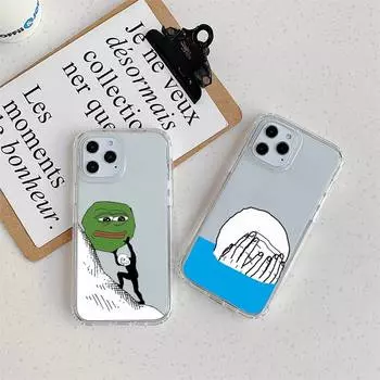 Чехол для телефона Feels Guy wojak для Samsung GalaxyS20 S21 S30 FE Lite Plus A21 A51S Note20, прозрачный корпус SamsungA31