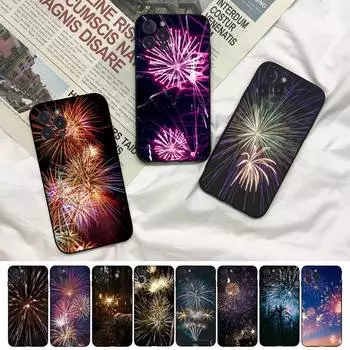 Чехол для телефона «Фейерверк» для Iphone 8, 7, 6, 6s Plus X Se 2020 Xr Xs 14, 11, 12, 13 Mini Pro Max, чехол для мобильного телефона For iphone 13 mini