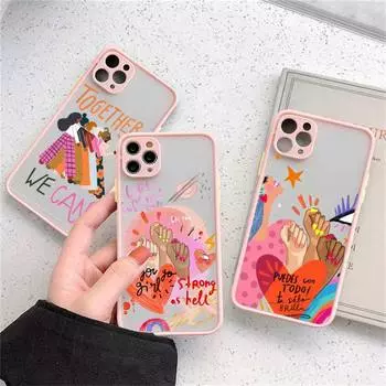 Чехол для телефона Feminist Feminism Aesthetics Girl Power, матовый прозрачный для iPhone 11 12 13 7 8 plus mini x xs xr pro max iPhone12