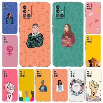 Чехол для телефона Feminist Feminism для Samsung Galaxy A51 A71 A21S A12 A11 A31 A41 A52 A32 5G A72 A01 A02S из силикона, прозрачный, мягкий Samsung A01