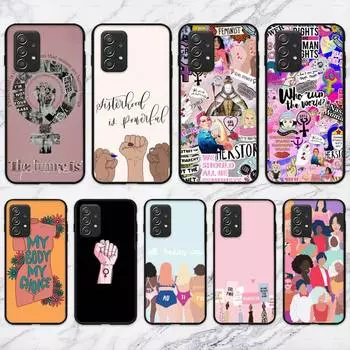 Чехол для телефона «Феминистский феминизм» для Samsung Galaxy A02 A12 A21 A22 A32 A41 A42 A51 A71 A72 Shell SamsungA73