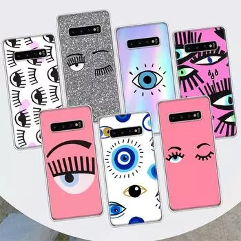 Чехол для телефона Ferragnies Eyes Chiara для Samsung Galaxy M21 M12 M31S M32 M51 M52 Note 20 Ulte 10 Plus 9 8 J4 J6 + J8 M11 F52 F62 Samsung M11