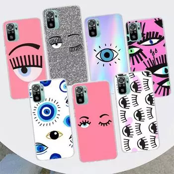 Чехол для телефона Ferragnies Eyes Chiara для Xiaomi Redmi 10 10C 10A 9T 9C 9A 9 Prime 8 8A 7 7A 6 6A K20 K30 K40 Pro S2 Fundas Cover Redmi 10